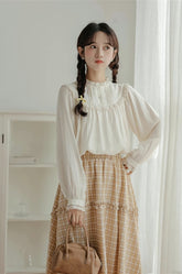 Bertha Lace Collar Blouse