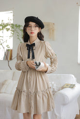 Vestido camisero a cuadros Curiosity