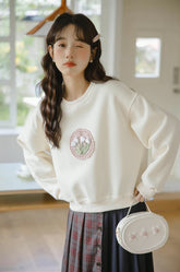 Crochet Tulip Sweatshirt
