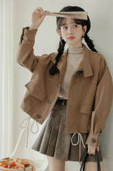 Chaqueta utilitaria de trabajo corta