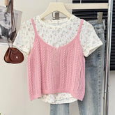 Braided Cami Knit Vest