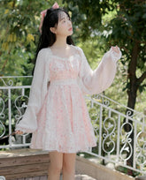 Sakura Twirl Mini Cami Dress