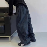 Trendy American Vintage Striped Oversized Streetwear Baggy Pants Y2K Harajuku Hip Hop Casual Wide Leg Trousers Pantalones