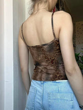 Voguable Leopard Print Lace Frill V-neck Crop Top Backless Camisole Y2K Aesthetic Vintage Mini Vest FeCoquette