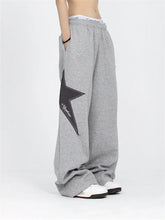 Y2K Streetwear Star Jogging Sweatpants Harajuku Retro Vintage Patchwork Sports Pants Oversized Hip Hop Wide Joggers