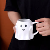 Taza de cerámica con fantasma de Halloween