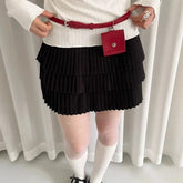 Japanese Casual All Match Handbags Y2k Aesthetic Streetwear Waist Packs Punk Vintage Simple Solid Bum Bags Trendy