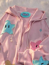 s Oversized Zip Up Hoodies Sweatshirts Y2K Clothes Cute Teen Girl Fall Casual Drawstring Jackets with Pockets