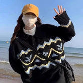 POLO collar sweater for women, thickened and winter style, ethnic style knitted bottoming sweater, worn alone y2k top