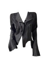 Japanese Gothic Vintage Fare Long Sleeve Striped Shirts Design Baddie Style Blouses 2000s Aesthetic Y2k New