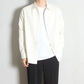 Turn-down Collar Long Sleeve Solid Blouse Clothing Simplicity Pocket Button All-match Y2K Shirts