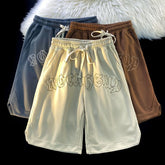 Vintage Basketball Oversize Shorts Y2k Pants Letter Loose Sport Casual Shorts Streetwear Techwear Clothes