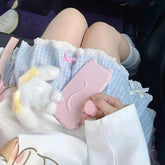 Voguable Y2k Aesthetic Bow Short Skirts Blue Plaid Kawaii Lolita Mini Skirt Harajuku Japanese Preppy Style Pleated Fairy Skirt