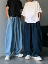 Straight Jeans Blue Loose Denim Trousers Neutral Y2K Jean Streetwear Casual Wide Jeans Mans Pants Baggy jeans