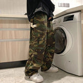 Y2K High Waist Camouflage Cargo Pants Bf Hip Hop Streetwear Loose Wide Leg Trousers Vintage Casual Jogging Pants