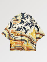 Kimono 'Psykomida' con patrón Haori