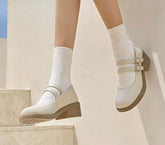 Mary-Jane-Schuhe mit Doppelriemen