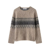 Jacquard Knitted Sweater