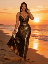 Leopard Print Maxi Dress