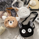 Bolsa de peluche de animales kawaii