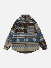 Patchwork Embroidery Shacket