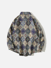 Vintage Flowers Embroidery Shacket