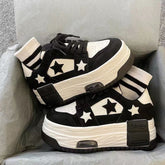 Kawaii Side Stellar Plateau Sneakers Y2K – 30 % Rabatt + kostenloser Versand