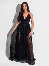 Netzkleid mit Spaghettiträgern