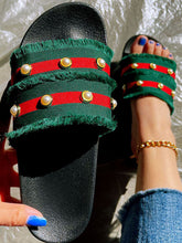 Pantuflas casuales con borlas de perlas