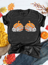 Camiseta de Halloween con calabaza