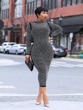 Stretchkleid mit Cut-Out und Strass