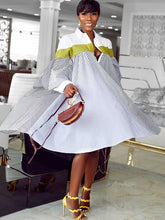 Hemdkleid mit Streifenmuster