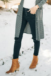 Botines de ante con cremallera