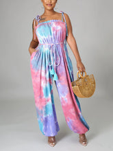 Mono sin mangas con efecto tie-dye