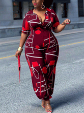 Mono de pierna ancha con geometría