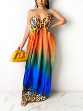 Bedrucktes Spaghettiträgerkleid