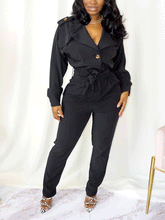 Mono liso con cuello vuelto y cordones