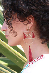 Geometry Tassels Earring