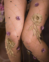 Flower Wedding Vintage Fishnet Pantyhose