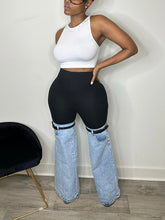 Pantalones vaqueros de patchwork