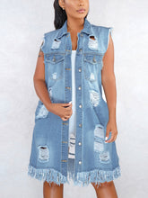 Zerrissene Jeansjacke