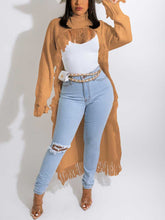 Rollkragenpullover mit Quasten