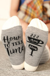 Cómo calzar los calcetines Heel Time