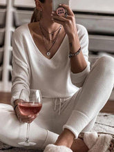 Conjunto de ropa de estar por casa de punto