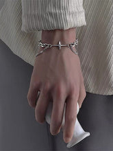 Geometric Decor Link Chain Layered Bracelet