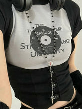 Baby-Crop-Top mit Raglanärmeln und Scheiben