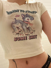 Süßes Crop-Top mit Animal-Print