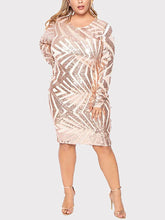 Transparentes Paillettenkleid