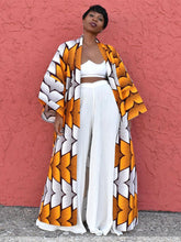 Print Split Joint Overcoat