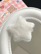 Pinza para el cabello difusa con patrón de estrellas